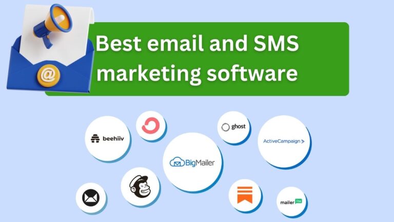 Best email and SMS marketing software